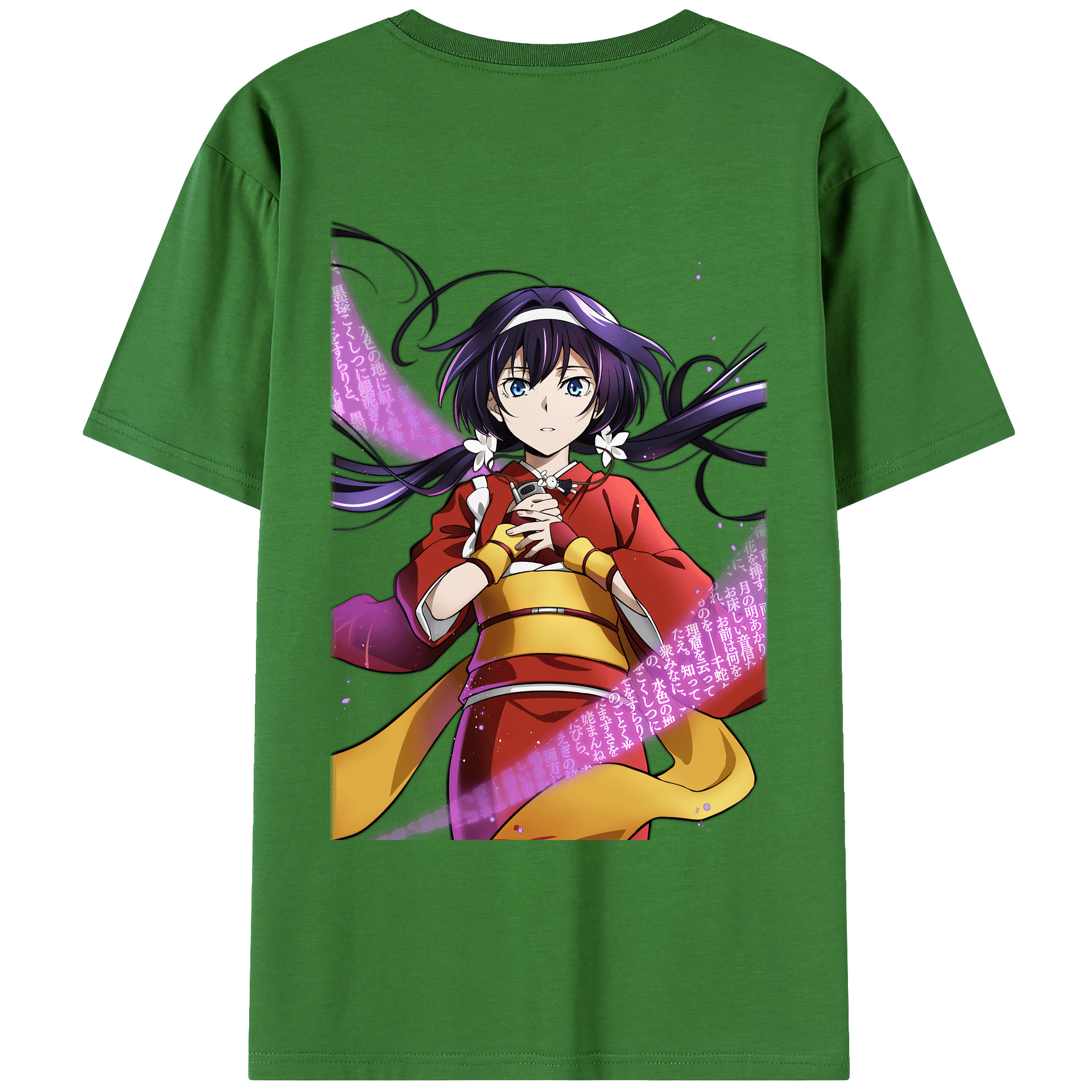 （画像用） 文豪ストレイドッグス Bungo Stray Dogs レディース半袖Tシャツ(バックプリント)